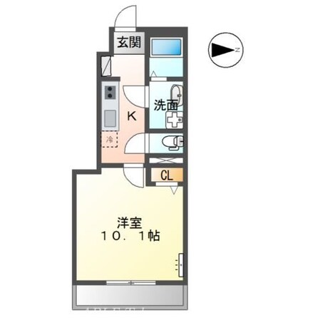 ベース新田南 Ⅱの物件間取画像